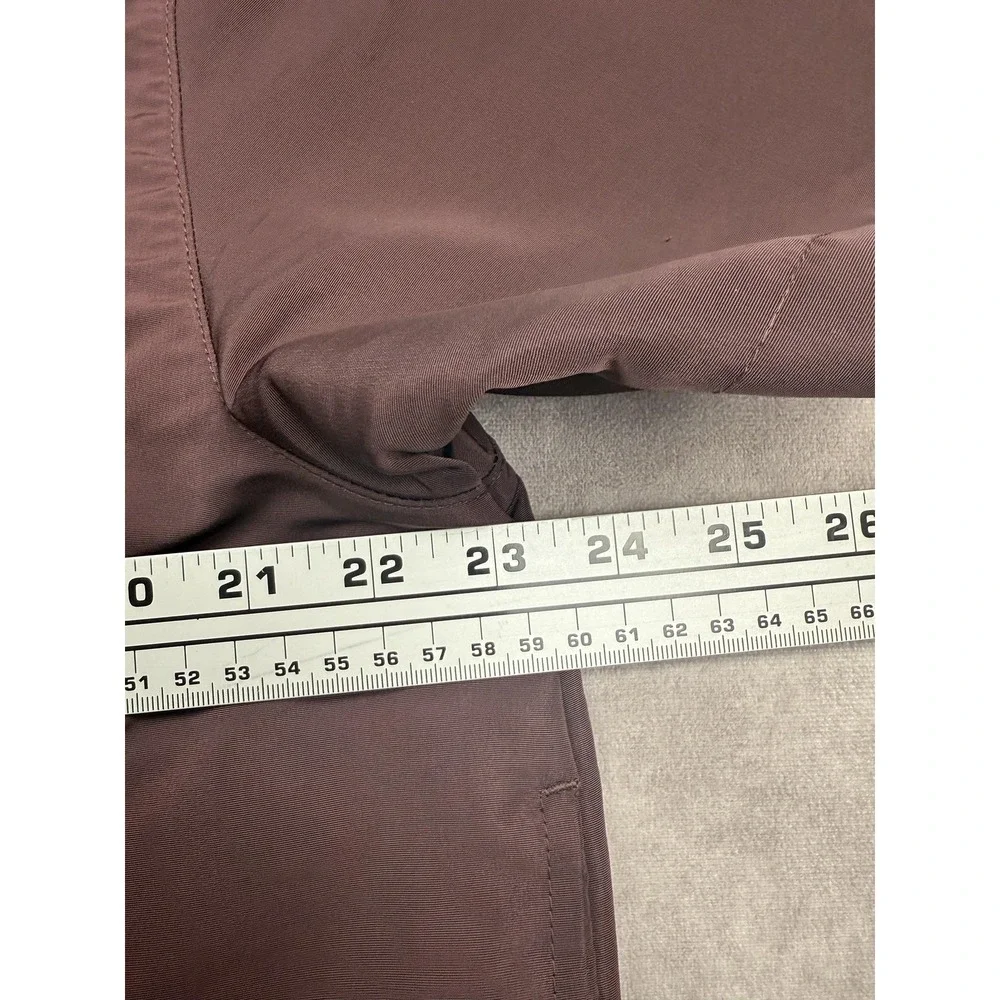 Jordan x A Ma Maniére Shirt Mens Large Maroon Snap Front Short Sleeve DV7460-263